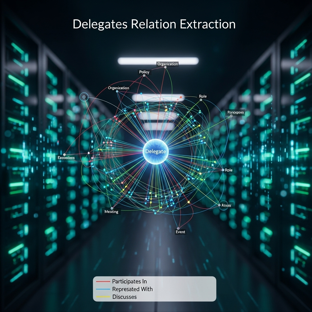 Delegates Relation Extraction