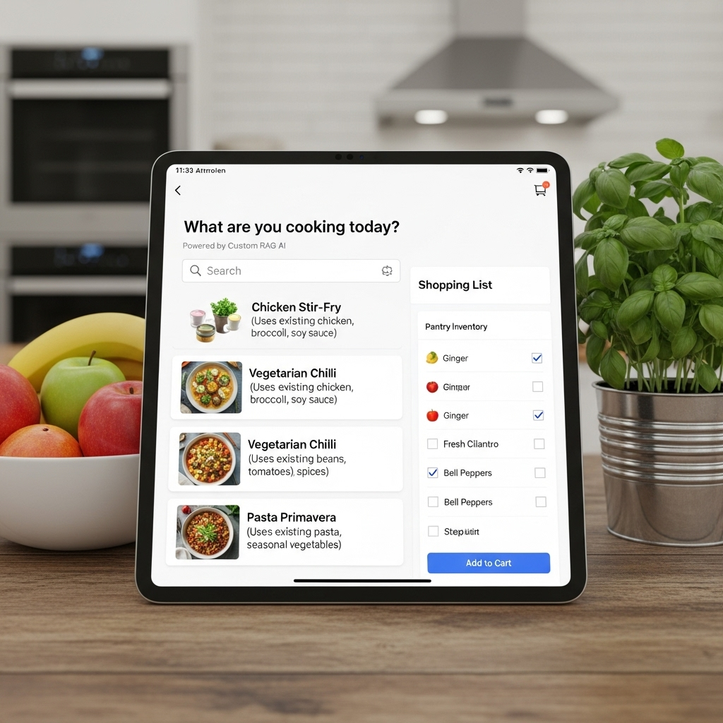 AI-Powered Grocery Planner with Custom RAG Implementation